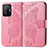 Leather Case Stands Butterfly Flip Cover Holder for Xiaomi Mi 11T Pro 5G Hot Pink