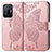 Leather Case Stands Butterfly Flip Cover Holder for Xiaomi Mi 11T Pro 5G Pink