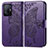 Leather Case Stands Butterfly Flip Cover Holder for Xiaomi Mi 11T Pro 5G Purple