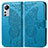 Leather Case Stands Butterfly Flip Cover Holder for Xiaomi Mi 12 Lite 5G Blue