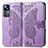 Leather Case Stands Butterfly Flip Cover Holder for Xiaomi Mi 12T 5G Clove Purple