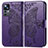 Leather Case Stands Butterfly Flip Cover Holder for Xiaomi Mi 12T 5G Purple