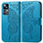 Leather Case Stands Butterfly Flip Cover Holder for Xiaomi Mi 12T Pro 5G Blue