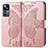 Leather Case Stands Butterfly Flip Cover Holder for Xiaomi Mi 12T Pro 5G Pink