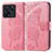 Leather Case Stands Butterfly Flip Cover Holder for Xiaomi Mi 13T Pro 5G Hot Pink