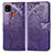 Leather Case Stands Butterfly Flip Cover Holder for Xiaomi POCO C31 Purple