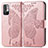 Leather Case Stands Butterfly Flip Cover Holder for Xiaomi POCO M3 Pro 5G Pink