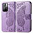 Leather Case Stands Butterfly Flip Cover Holder for Xiaomi Poco M4 Pro 5G Clove Purple