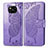 Leather Case Stands Butterfly Flip Cover Holder for Xiaomi Poco X3 NFC Clove Purple