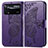 Leather Case Stands Butterfly Flip Cover Holder for Xiaomi Poco X4 Pro 5G Purple