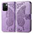 Leather Case Stands Butterfly Flip Cover Holder for Xiaomi Redmi 10 (2022) Clove Purple