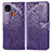 Leather Case Stands Butterfly Flip Cover Holder for Xiaomi Redmi 10A 4G Purple