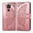 Leather Case Stands Butterfly Flip Cover Holder for Xiaomi Redmi 10X 4G Pink