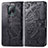 Leather Case Stands Butterfly Flip Cover Holder for Xiaomi Redmi 10X 5G Black