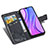 Leather Case Stands Butterfly Flip Cover Holder for Xiaomi Redmi 9