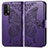 Leather Case Stands Butterfly Flip Cover Holder for Xiaomi Redmi 9 Power Purple