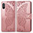 Leather Case Stands Butterfly Flip Cover Holder for Xiaomi Redmi 9A Pink