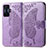 Leather Case Stands Butterfly Flip Cover Holder for Xiaomi Redmi K50 Gaming 5G Clove Purple