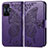 Leather Case Stands Butterfly Flip Cover Holder for Xiaomi Redmi K50 Gaming AMG F1 5G Purple