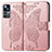 Leather Case Stands Butterfly Flip Cover Holder for Xiaomi Redmi K50 Ultra 5G Pink