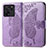 Leather Case Stands Butterfly Flip Cover Holder for Xiaomi Redmi K60 Ultra 5G Clove Purple