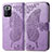 Leather Case Stands Butterfly Flip Cover Holder for Xiaomi Redmi Note 10 Pro 5G Clove Purple