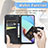 Leather Case Stands Butterfly Flip Cover Holder for Xiaomi Redmi Note 11 4G (2021)