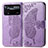 Leather Case Stands Butterfly Flip Cover Holder for Xiaomi Redmi Note 11E Pro 5G Clove Purple