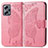 Leather Case Stands Butterfly Flip Cover Holder for Xiaomi Redmi Note 11T Pro+ Plus 5G Hot Pink