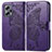 Leather Case Stands Butterfly Flip Cover Holder for Xiaomi Redmi Note 11T Pro+ Plus 5G Purple