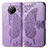 Leather Case Stands Butterfly Flip Cover Holder for Xiaomi Redmi Note 9 5G Clove Purple