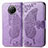 Leather Case Stands Butterfly Flip Cover Holder for Xiaomi Redmi Note 9T 5G Clove Purple