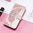 Leather Case Stands Butterfly Flip Cover Holder S01D for Huawei Honor 60 5G