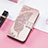 Leather Case Stands Butterfly Flip Cover Holder S01D for Huawei Honor 80 SE 5G