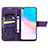 Leather Case Stands Butterfly Flip Cover Holder S01D for Huawei Nova 8i