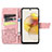 Leather Case Stands Butterfly Flip Cover Holder S01D for Motorola Moto G73 5G