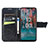 Leather Case Stands Butterfly Flip Cover Holder S01D for Nokia C12