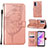 Leather Case Stands Butterfly Flip Cover Holder Y01B for Oppo A77 5G