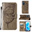 Leather Case Stands Butterfly Flip Cover Holder Y01B for Realme 9i 4G