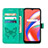 Leather Case Stands Butterfly Flip Cover Holder Y01B for Realme C25