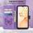 Leather Case Stands Butterfly Flip Cover Holder Y01B for Realme C31