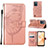 Leather Case Stands Butterfly Flip Cover Holder Y01B for Realme C31