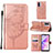 Leather Case Stands Butterfly Flip Cover Holder Y01B for Realme Q5i 5G