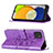 Leather Case Stands Butterfly Flip Cover Holder Y01B for Samsung Galaxy A03