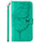 Leather Case Stands Butterfly Flip Cover Holder Y01B for Samsung Galaxy A23 4G