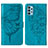 Leather Case Stands Butterfly Flip Cover Holder Y01B for Samsung Galaxy A32 4G