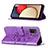 Leather Case Stands Butterfly Flip Cover Holder Y01B for Samsung Galaxy F02S SM-E025F