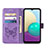 Leather Case Stands Butterfly Flip Cover Holder Y01B for Samsung Galaxy M02