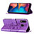 Leather Case Stands Butterfly Flip Cover Holder Y01B for Samsung Galaxy M10S