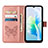 Leather Case Stands Butterfly Flip Cover Holder Y01B for Vivo V23e 5G